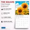 Plato; Sunflowers | 2027 12 x 24 Inch (Hanging) Monthly Square Wall Calendar | Foil Stamped Cover; Category:Wall Calendars; Image:7